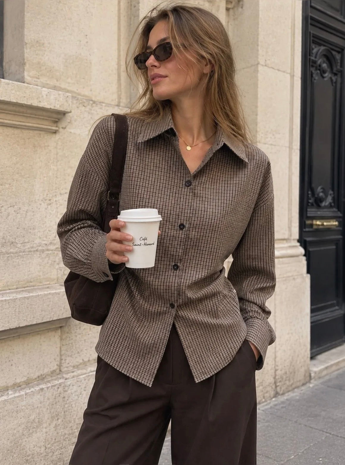Blouse Fien Bruin
