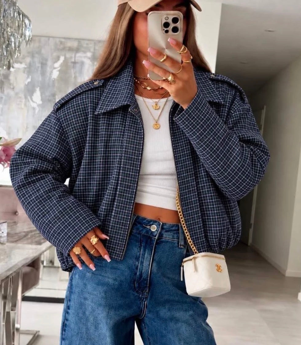 Jacket Celine Blauw (pre-order 1-11)