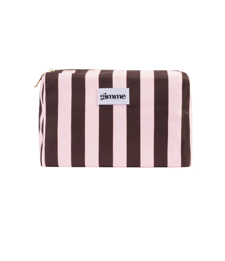 Etui strepen roze (Pre-order 1-11)