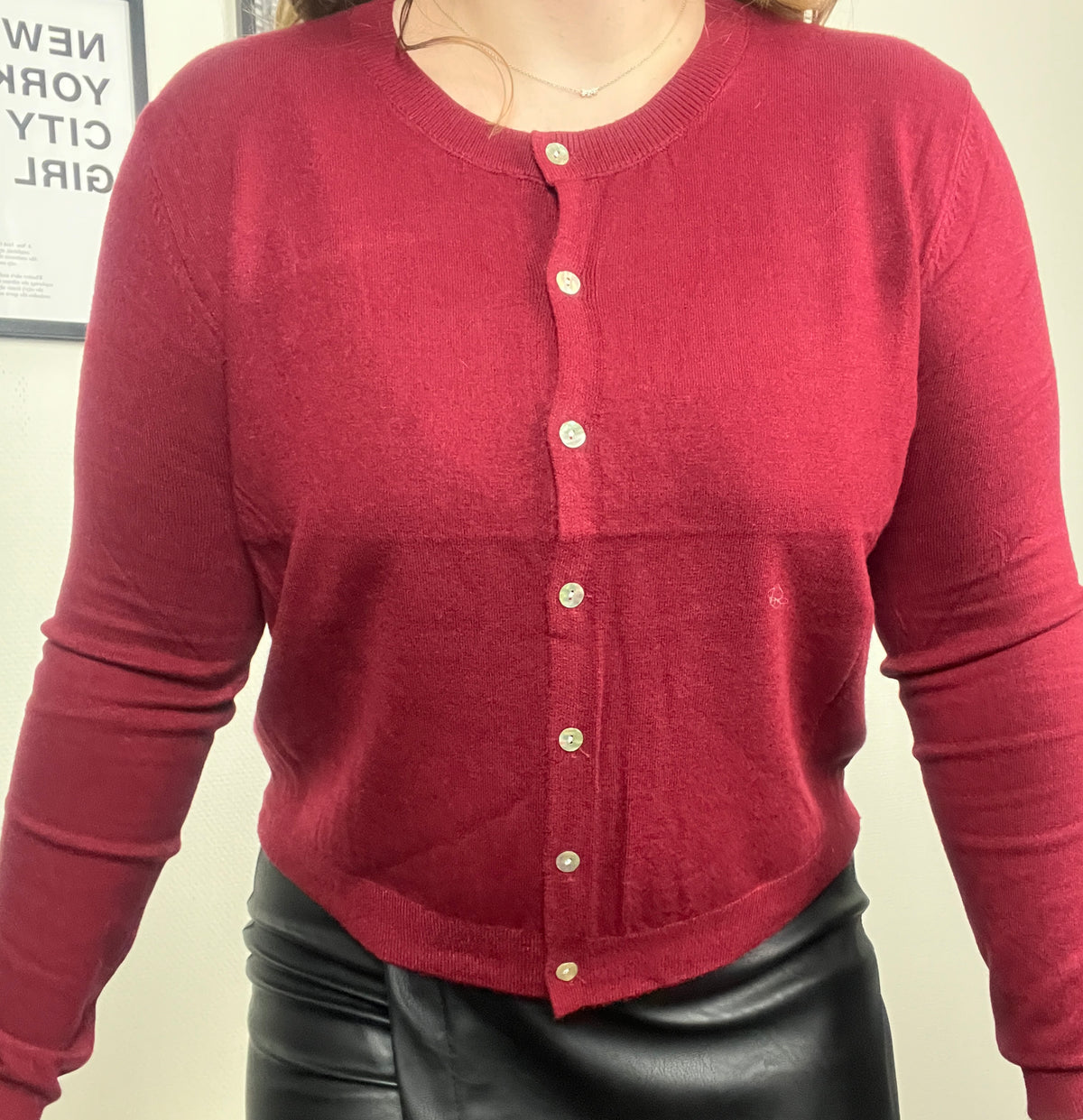 Vest Sanne Bordeaux