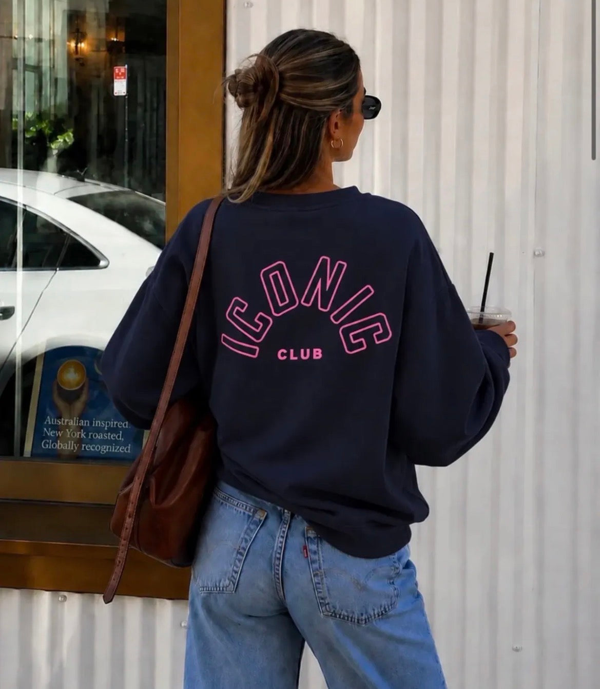 Sweater Iconic Blauw
