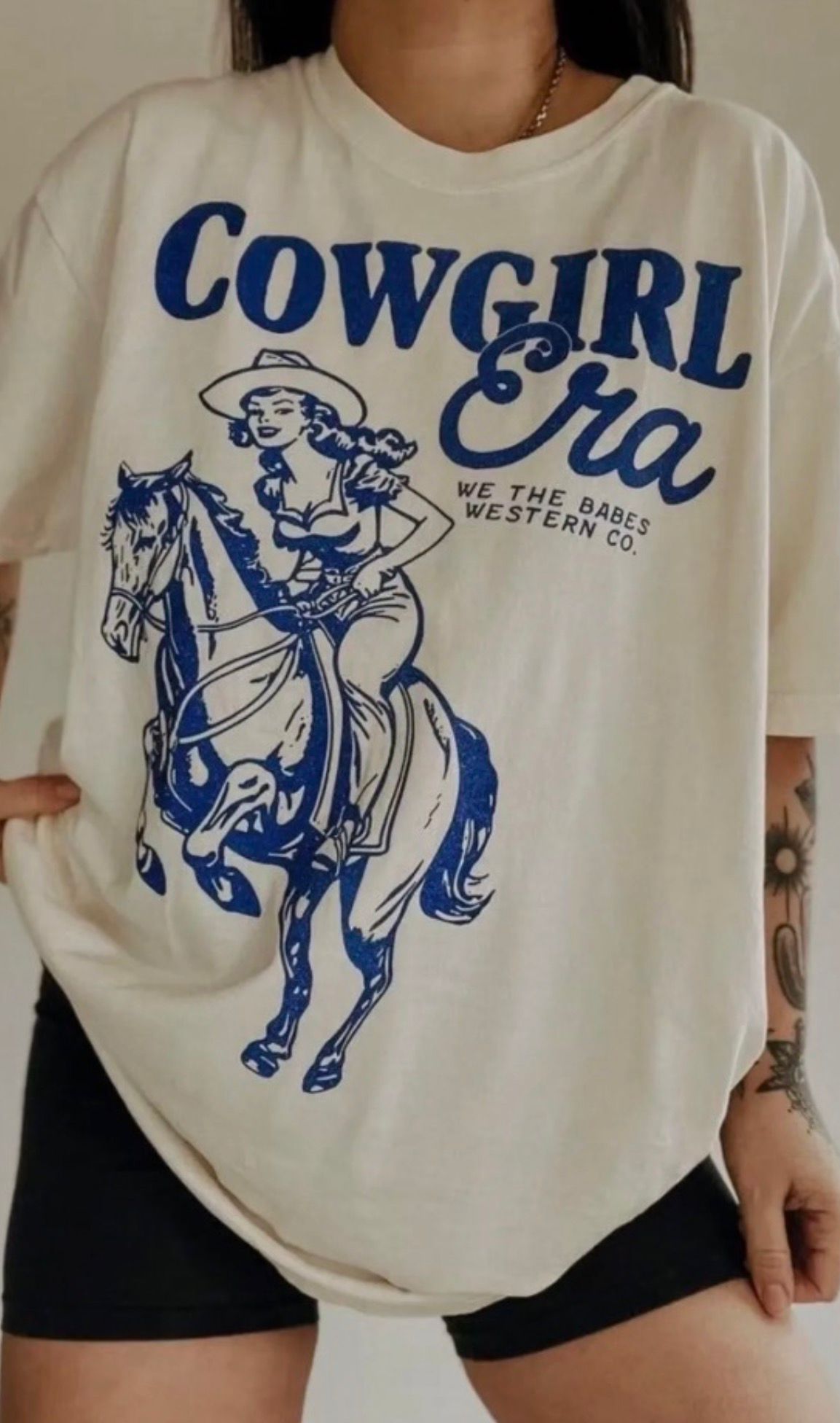T-shirt cowgirl era