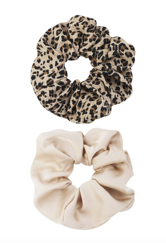 Haar scrunchie Panter (2 stuks)