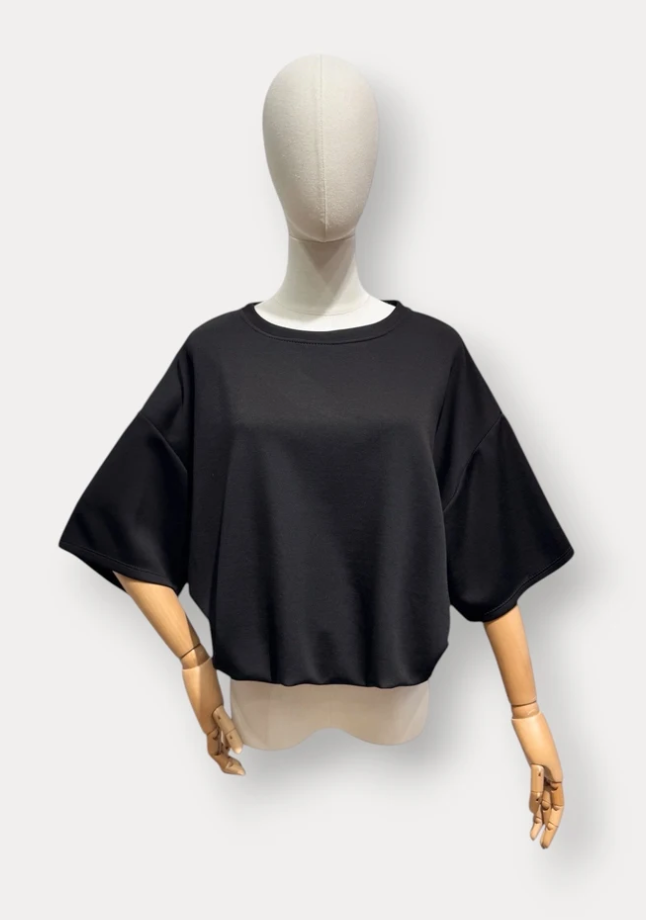 Basic Top Nori Zwart