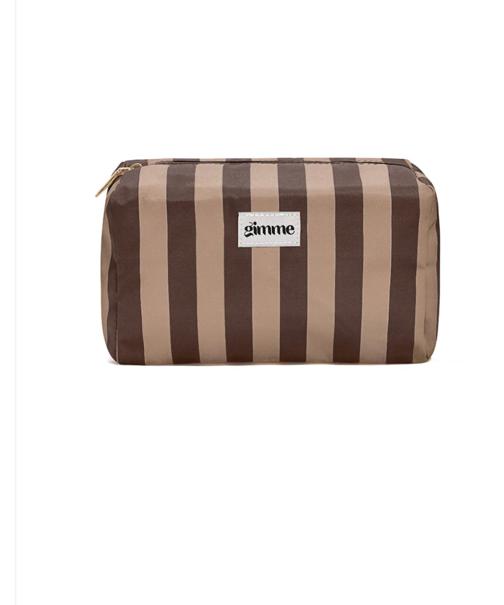 Etui strepen bruin (Pre-order 1-11)