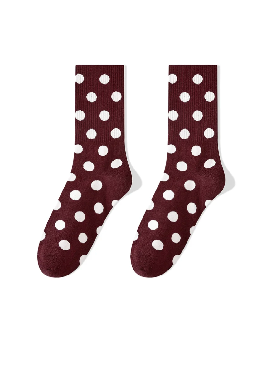 Sokken stippen rood (Pre-order 1-11)
