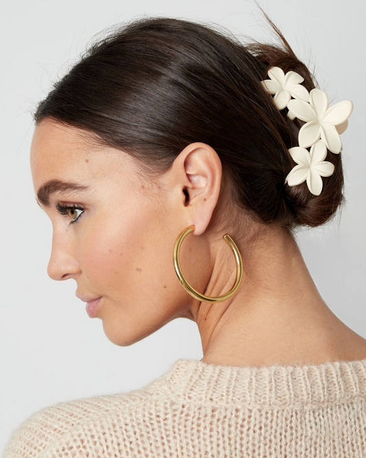 Haarclip flowers Lila